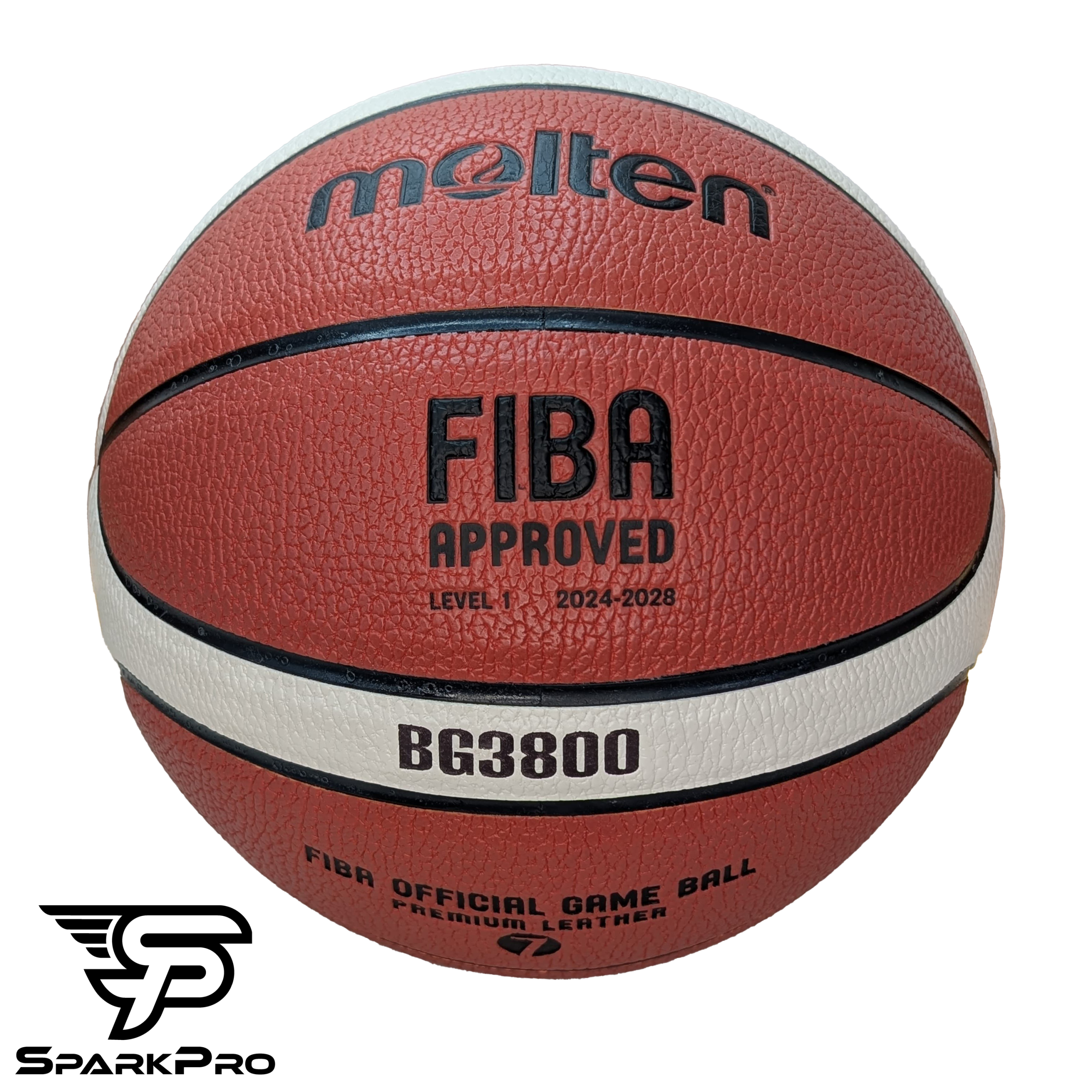 Balón Molten BG3800 Balón de baloncesto Molten BG3800 color marrón, tamaño oficial para interiores y exteriores