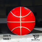 balón de baloncesto SPARKPRO rojo tamaño 7 para interior