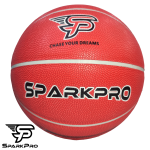 balón de baloncesto SPARKPRO rojo tamaño 7 para interior