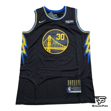 Camiseta NBA Golden State Warriors Stephen Curry #30 negra