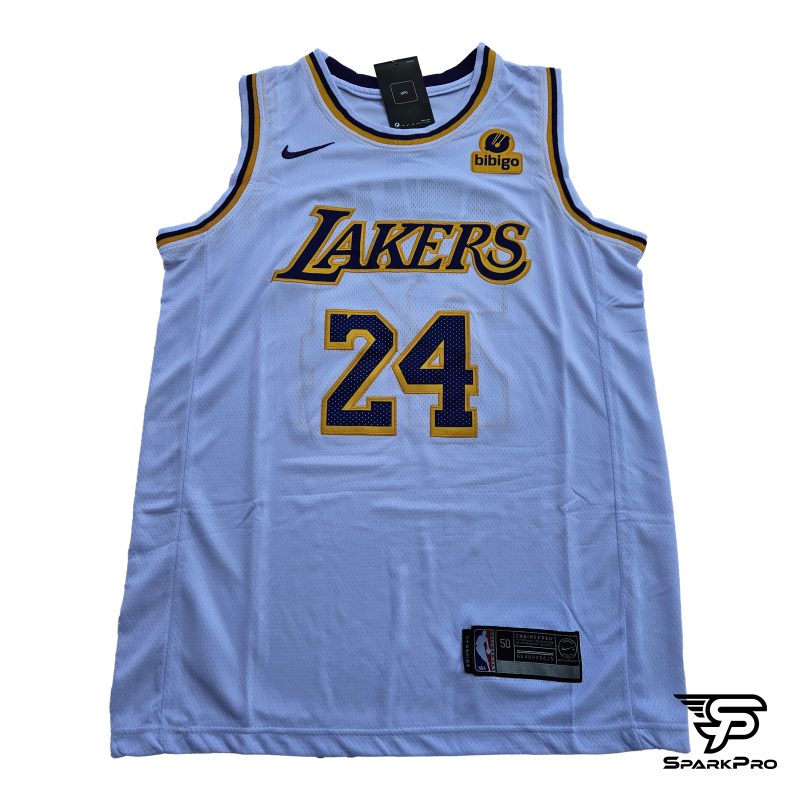 Camiseta NBA Los Angeles Lakers Kobe Bryant #24 blanca