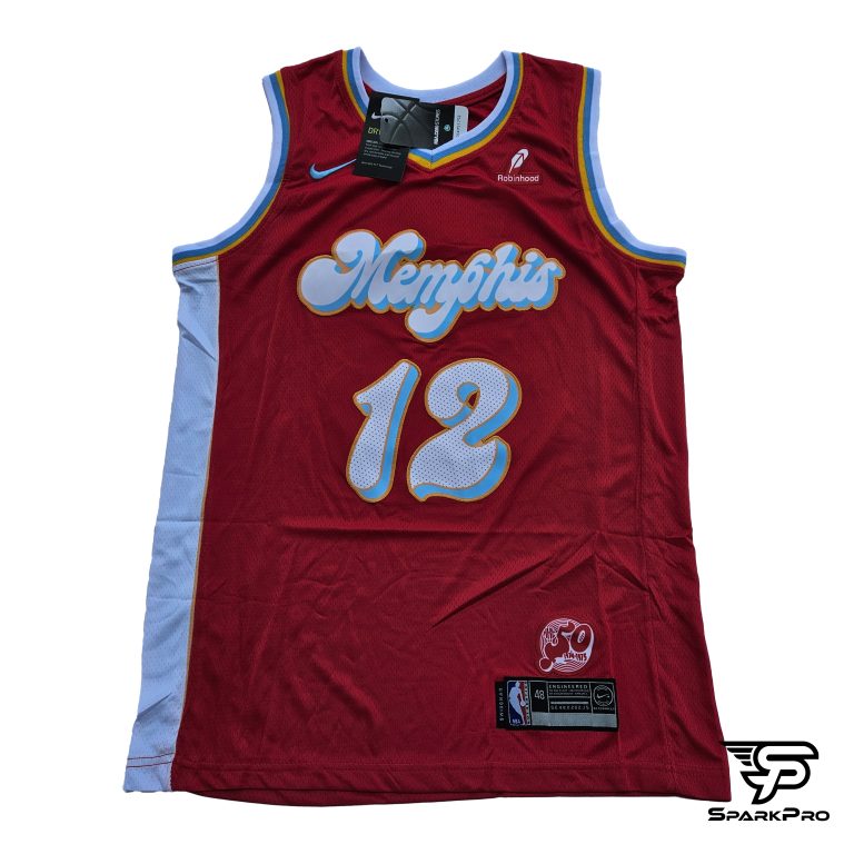 Camiseta NBA Memphis Grizzlies Ja Morant #12 City Edition roja