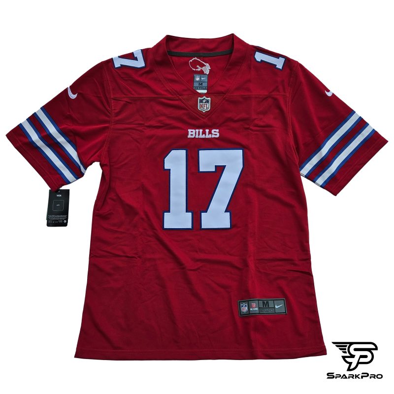 Camiseta NFL Buffalo Bills Josh Allen #17 hombre roja