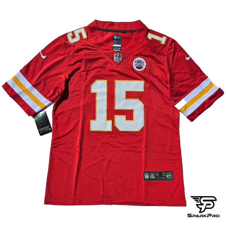 Camiseta NFL Kansas City Chiefs Patrick Mahomes #15 hombre roja