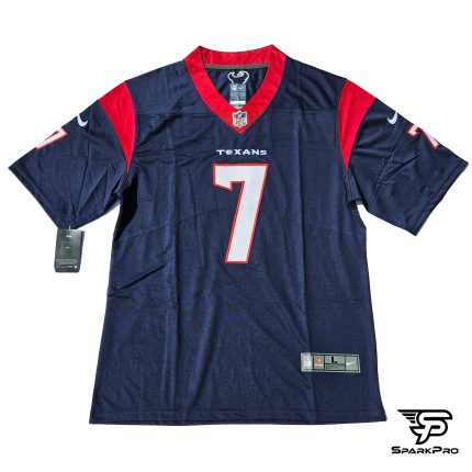Camiseta NFL Houston Texans CJ Stroud #7 hombre azul marino