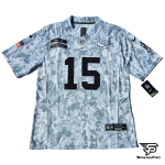 Camiseta NFL Kansas City Chiefs Patrick Mahomes #15 Edición Camuflaje Salute to Service