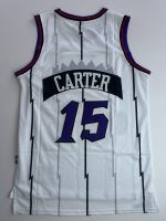 Camiseta NBA Toronto Raptors Vince Carter #15 blanca retro vista posterior