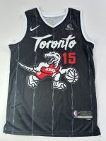 Camiseta NBA Toronto Raptors Vince Carter #15 City Edition negra vista frontal