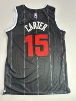 Camiseta NBA Toronto Raptors Vince Carter #15 City Edition negra vista posterior