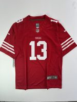 Camiseta NFL San Francisco 49ers Brock Purdy #13 roja vista frontal