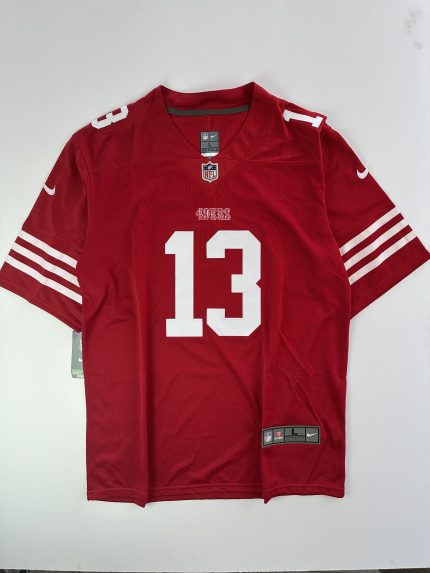 Camiseta NFL San Francisco 49ers Brock Purdy #13 roja vista frontal