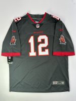 Camiseta NFL Tampa Bay Buccaneers Tom Brady #12 gris vista frontal