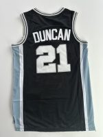 Camiseta NBA San Antonio Spurs Tim Duncan #21 negra Hardwood Classics 1998-99 vista posterior