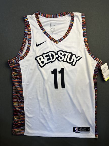 Camiseta Bed-stuy Irving #11 Nike Blanco