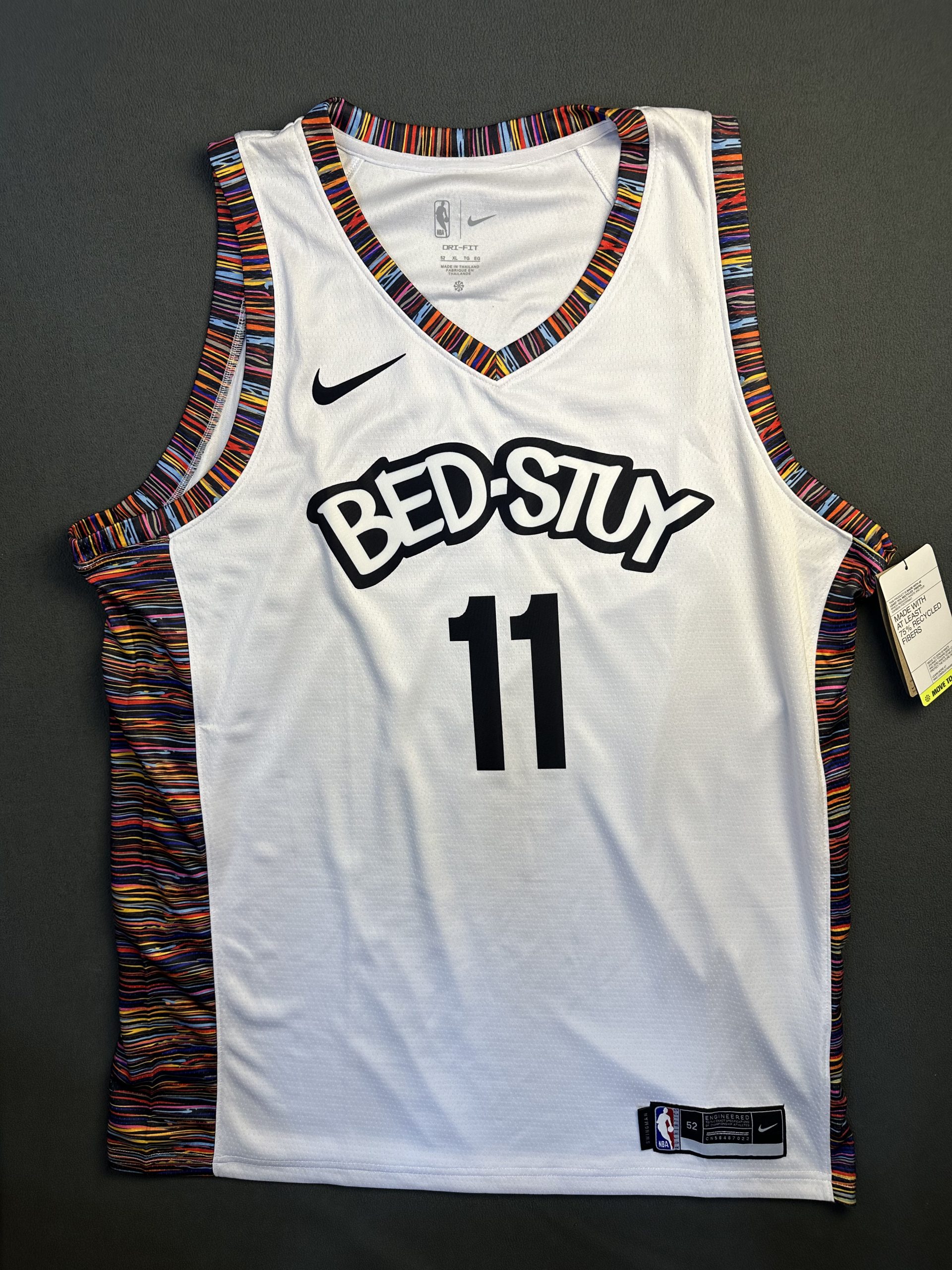 Camiseta Bed-stuy Irving #11 Nike Blanco - Vista frontal