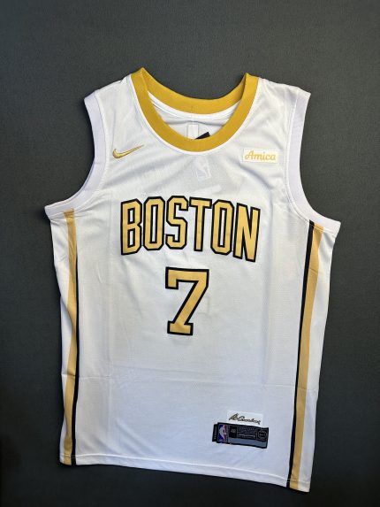 Camiseta Boston Brown #7 Nike Blanco