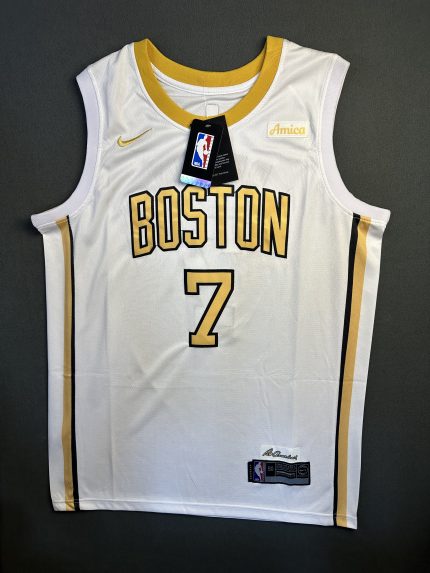 Camiseta Boston Brown #7 Nike Blanco