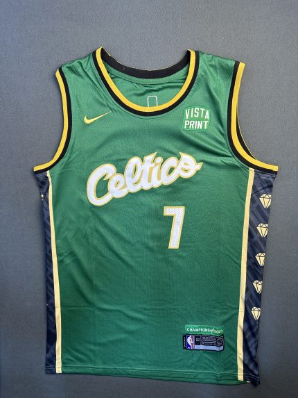 Camiseta Boston Celtics Brown #7 Nike Verde