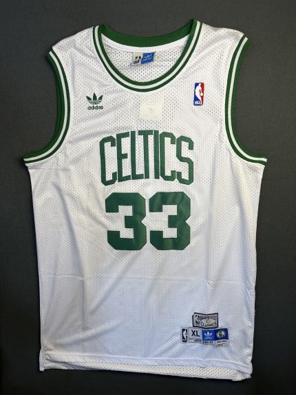 Camiseta Boston Celtics Larry Bird #33 Adidas Blanco