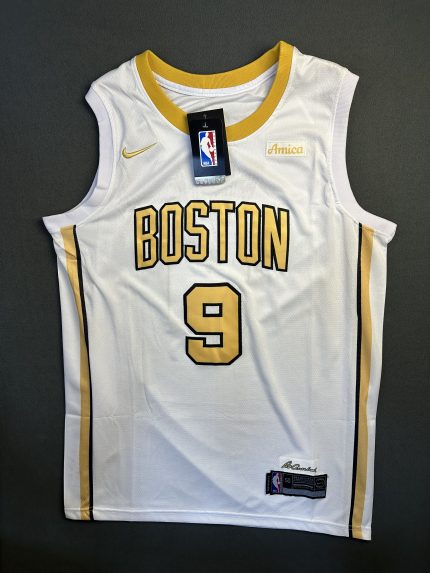 Camiseta Boston White #9 Nike Blanco