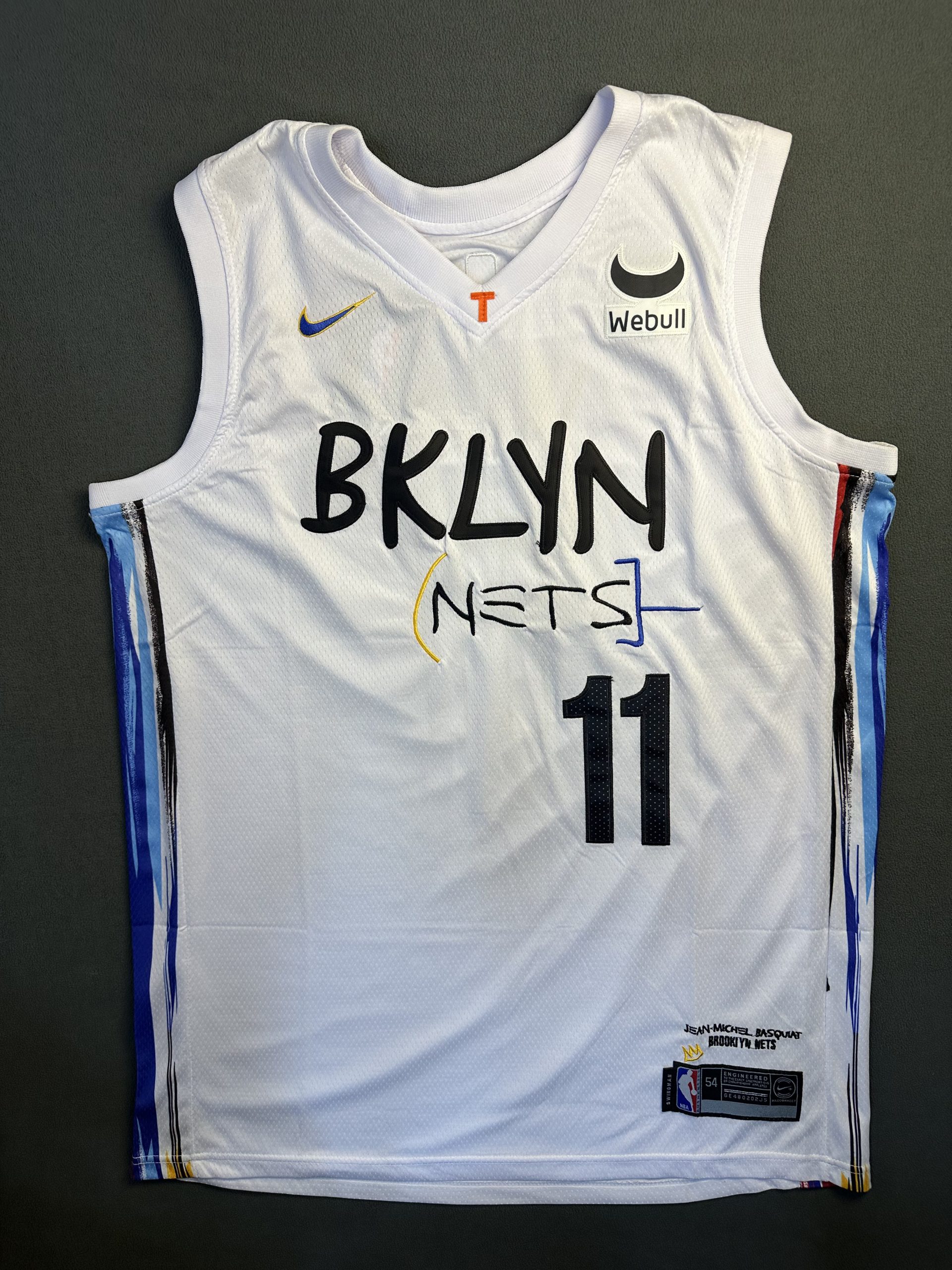 Camiseta Brooklyn Nets Irving #11 Nike Blanco - Vista frontal
