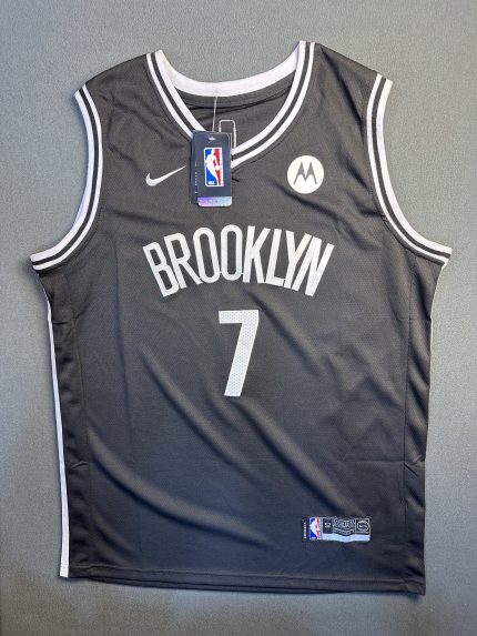 Camiseta Brooklyn Nets Kevin Durant #7 Nike Negro