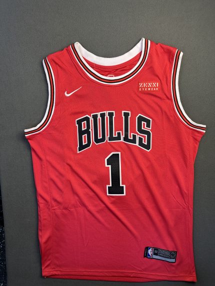 Camiseta Bulls Rose #1 Nike Rojo