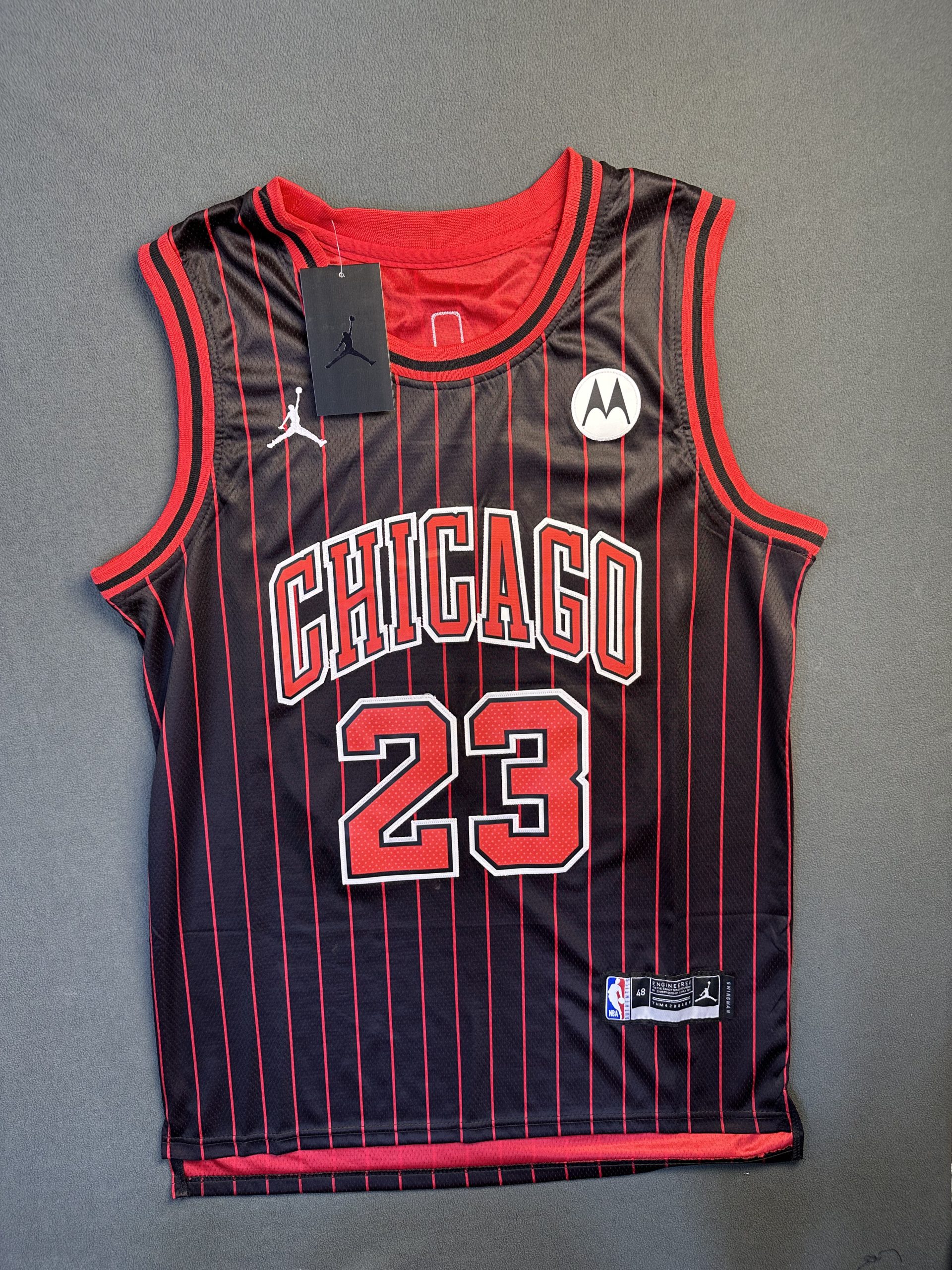 Camiseta Chicago Bulls Jordan #23 Negro - Vista frontal