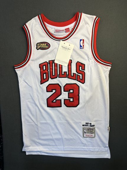 Camiseta Chicago Bulls Michael Jordan #23 Mitchell & Ness Blanco