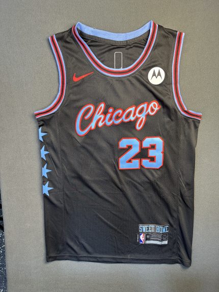 Camiseta Chicago Jordan #23 Nike Negro