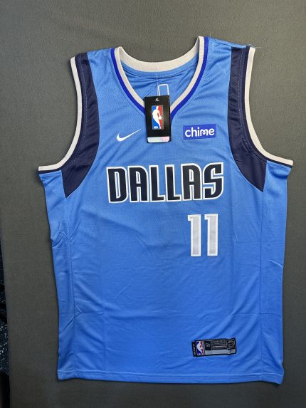 Camiseta Dallas Irving #11 Nike Celeste