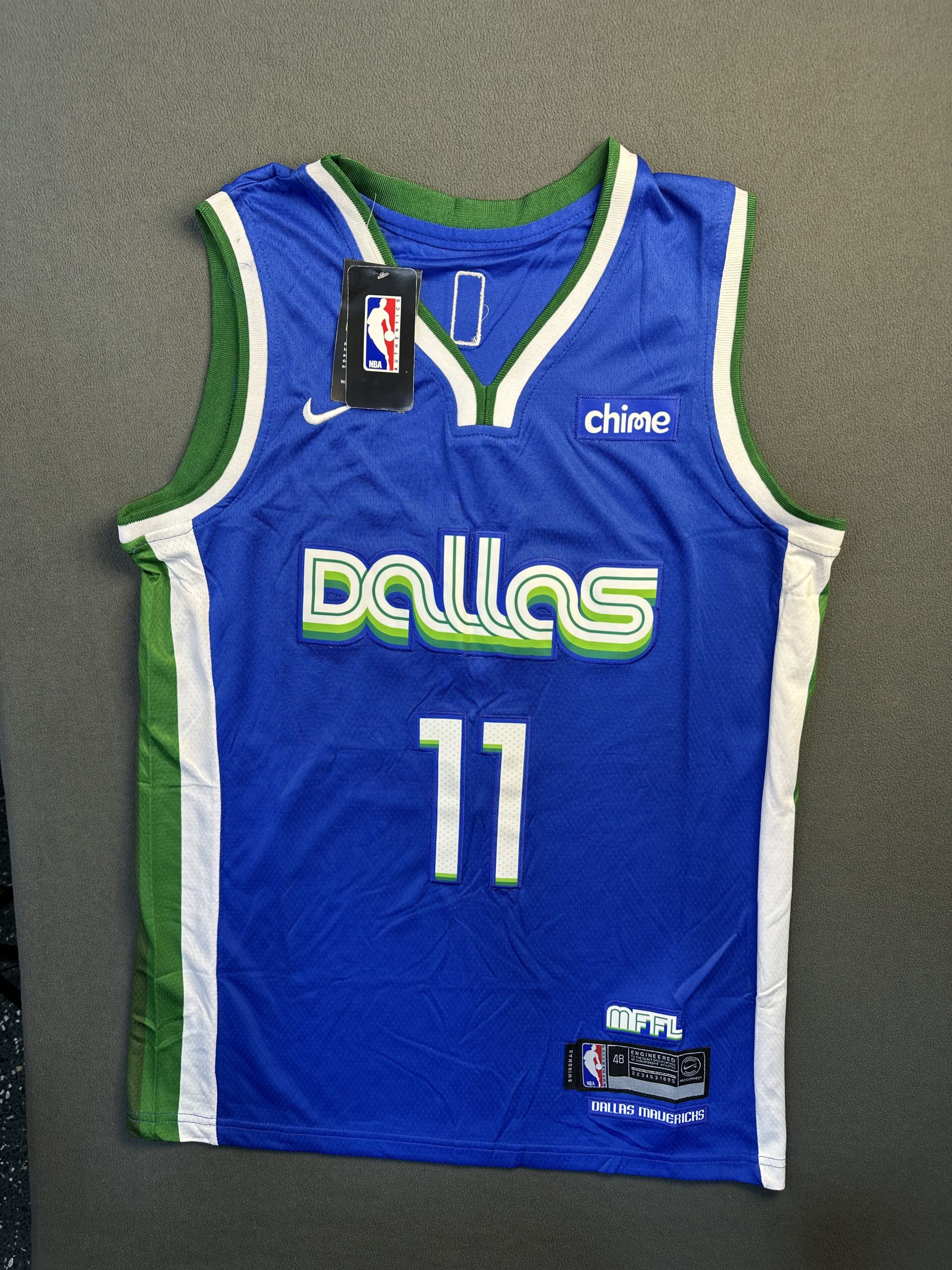 Camiseta Dallas Mavericks Irving #11 Nike Azul - Vista frontal