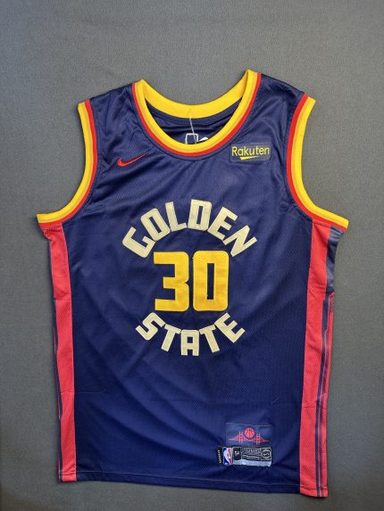 Camiseta Golden State Curry #30 Nike Azul