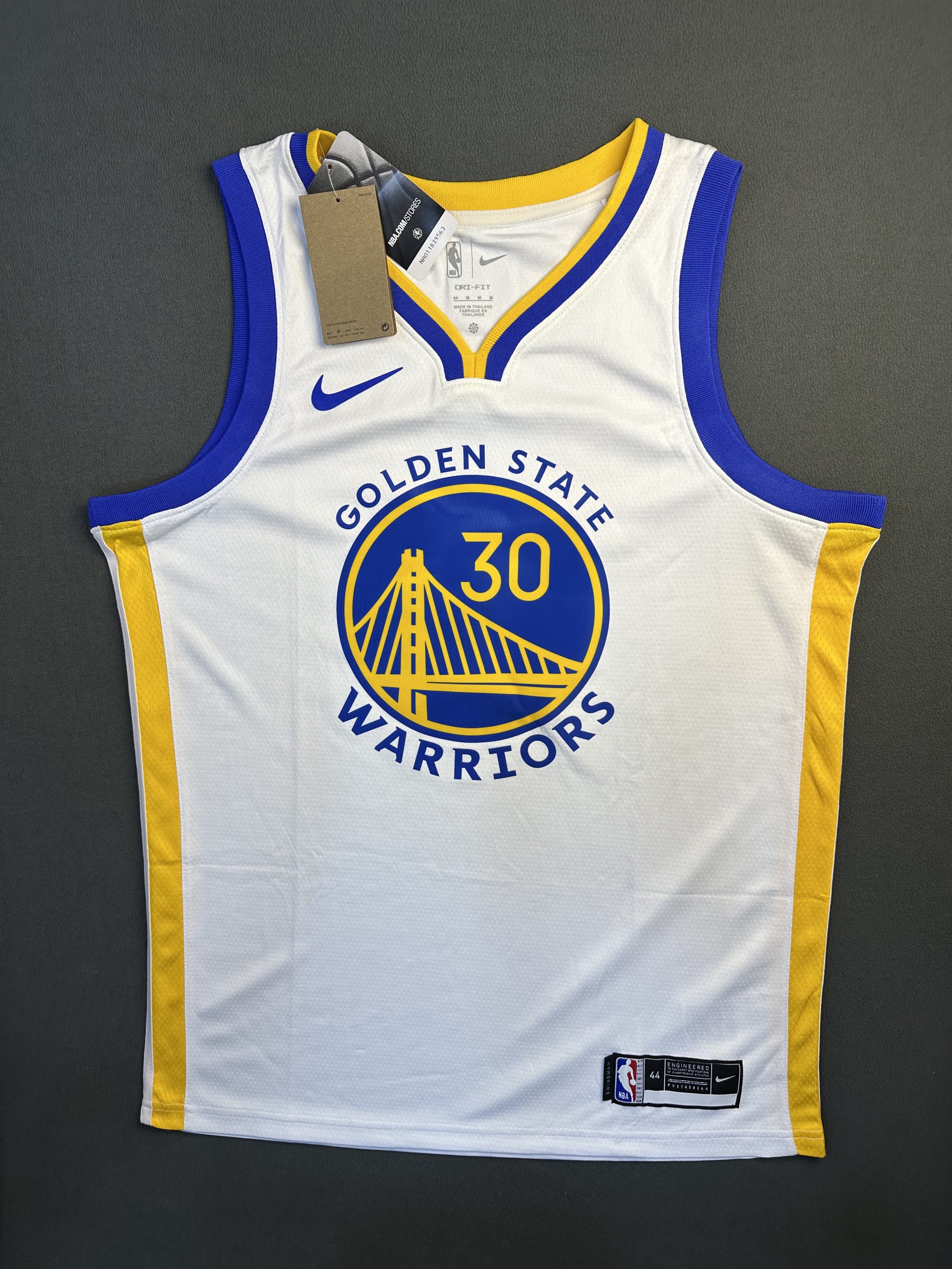Camiseta Golden State Warriors Curry #30 Nike Blanco - Vista frontal