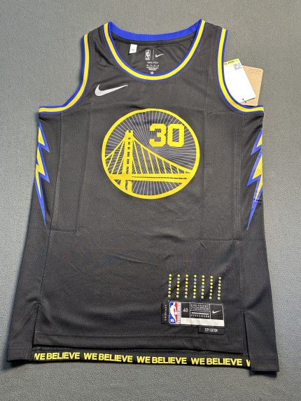 Camiseta Golden State Warriors Stephen Curry #30 Nike Negro