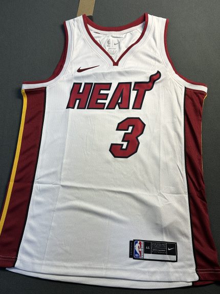 Camiseta Miami Heat Wade #3 Nike Blanco