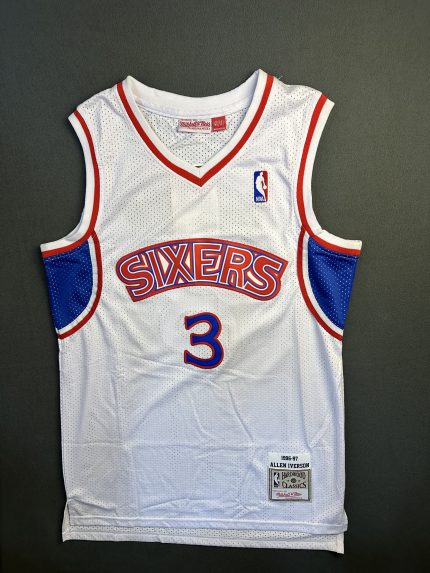 Camiseta Philadelphia 76ers Allen Iverson #3 Mitchell & Ness Blanco
