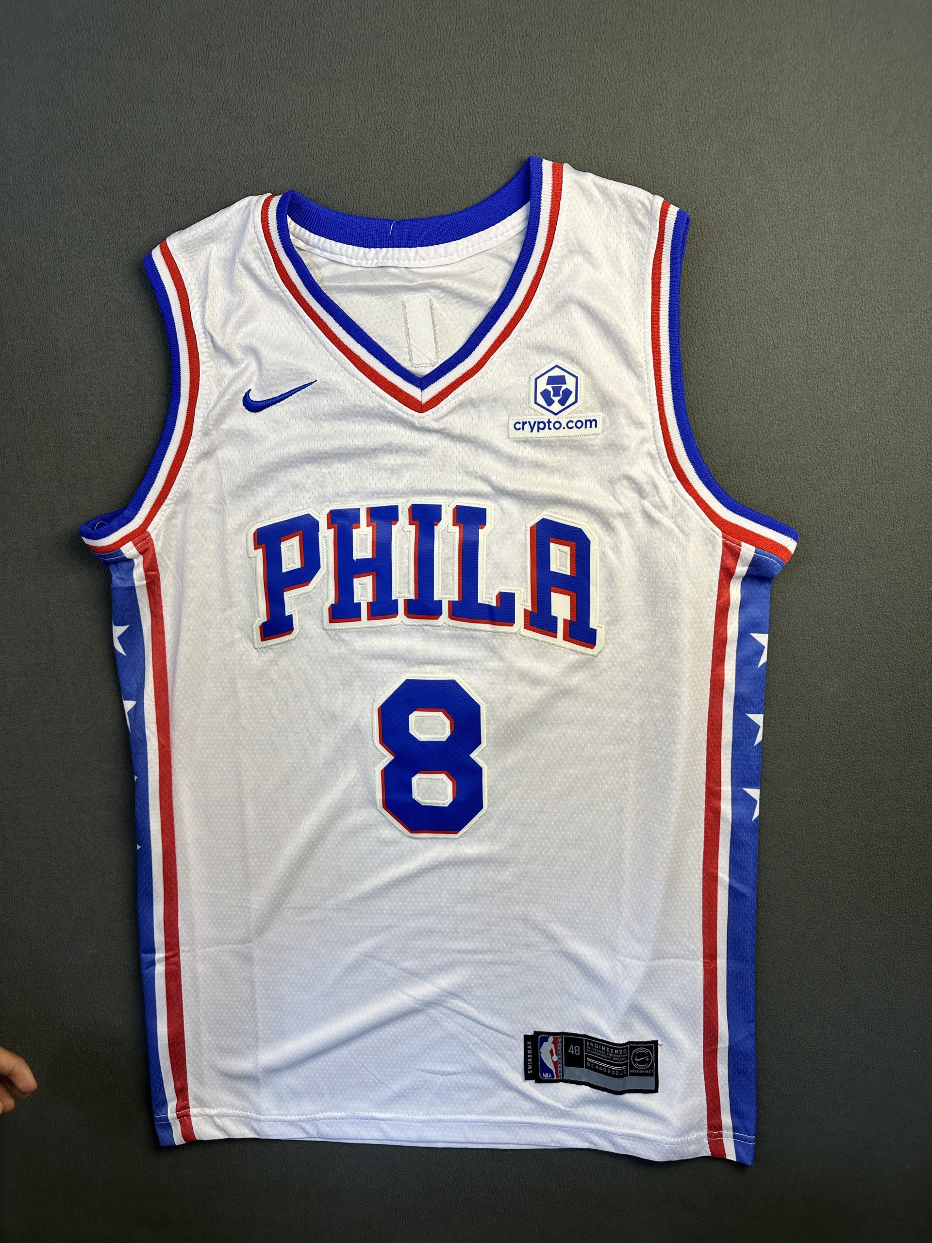 Camiseta Philadelphia 76ers George #8 Nike Blanco - Vista frontal