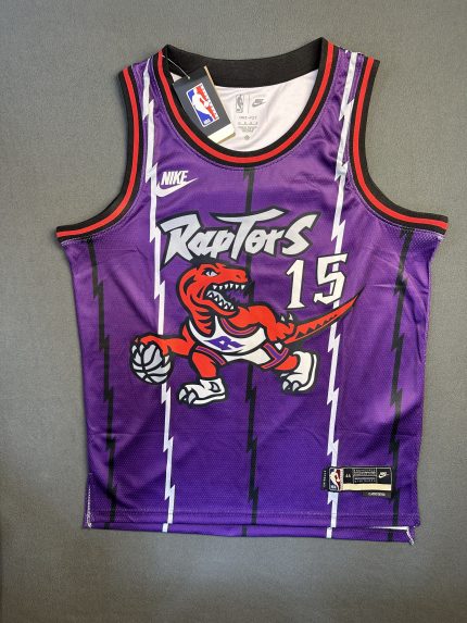 Camiseta Toronto Raptors Carter #15 Nike Morado