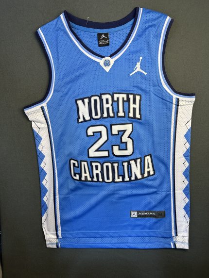 Camiseta North Carolina Jordan #23 Azul