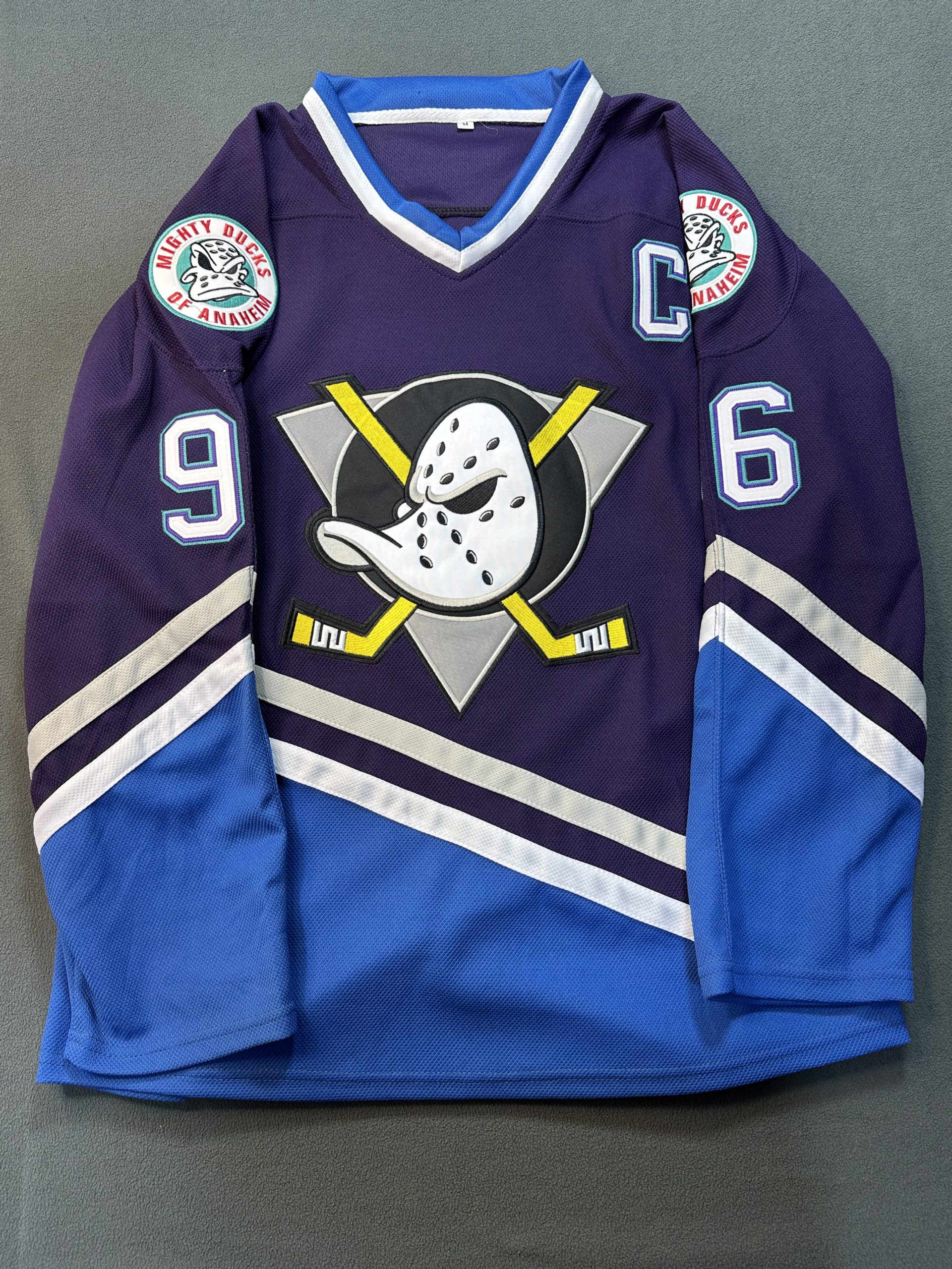 Camiseta Mighty Ducks Of Anaheim Conway #96 Morado - Vista frontal
