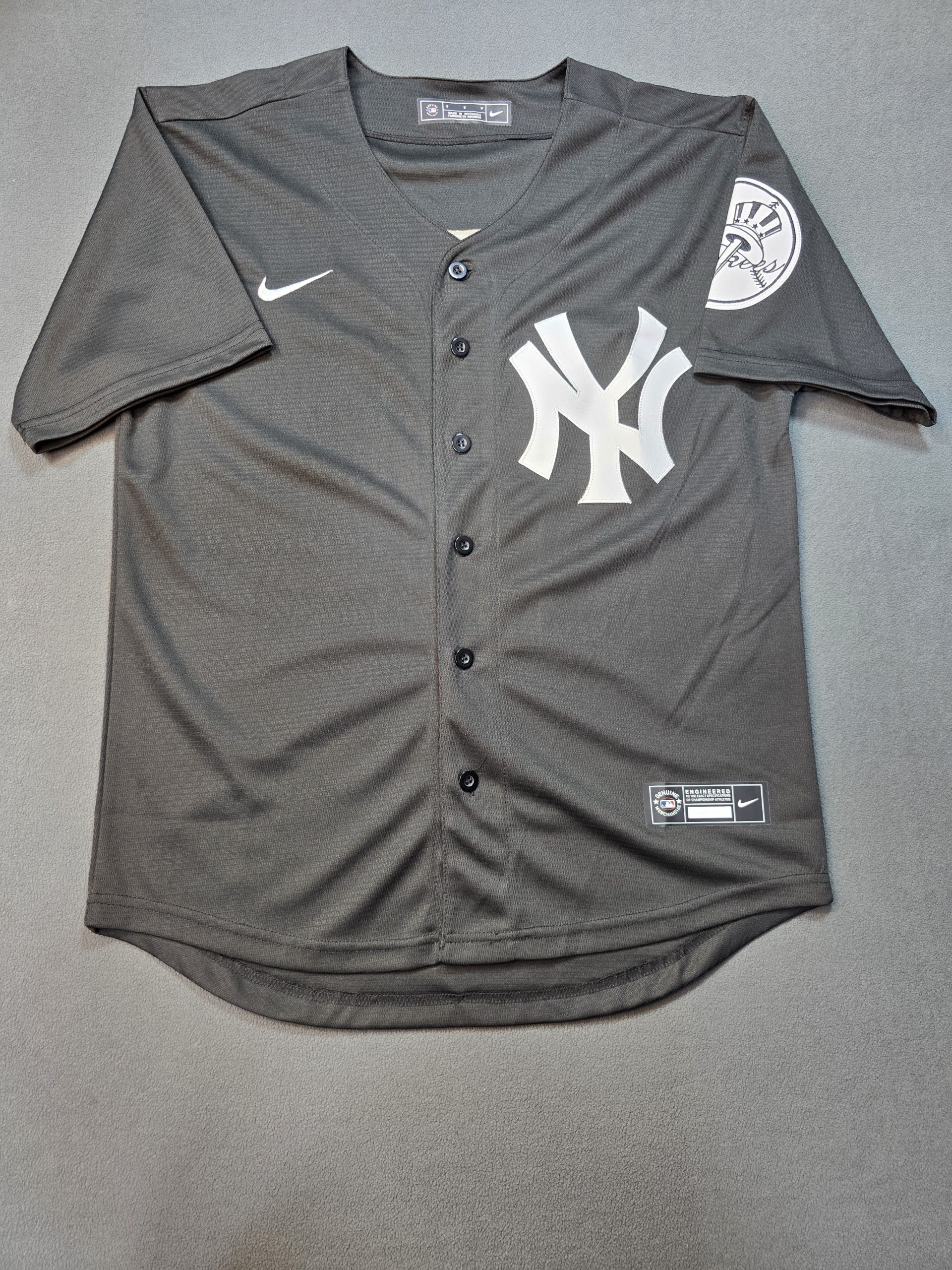 Camiseta New York Yankees Derek Jeter #2 Nike Gris - Vista frontal