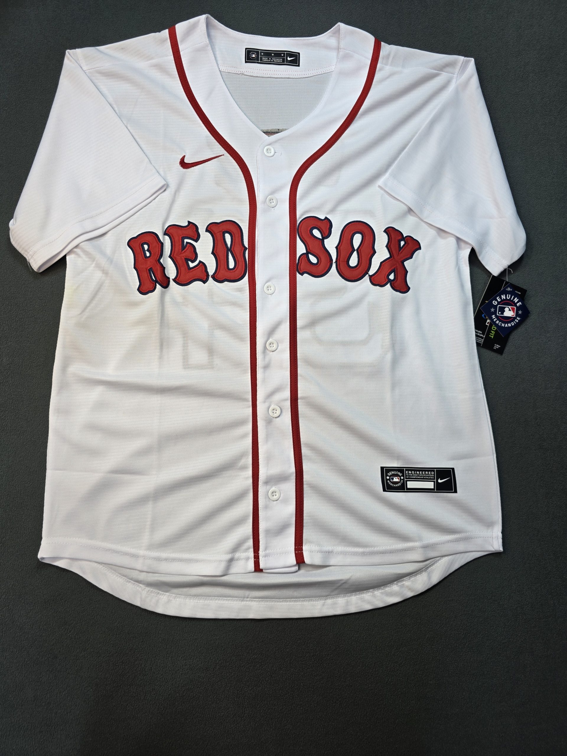 Camiseta Red Sox Ortiz #34 Nike Blanco - Vista frontal