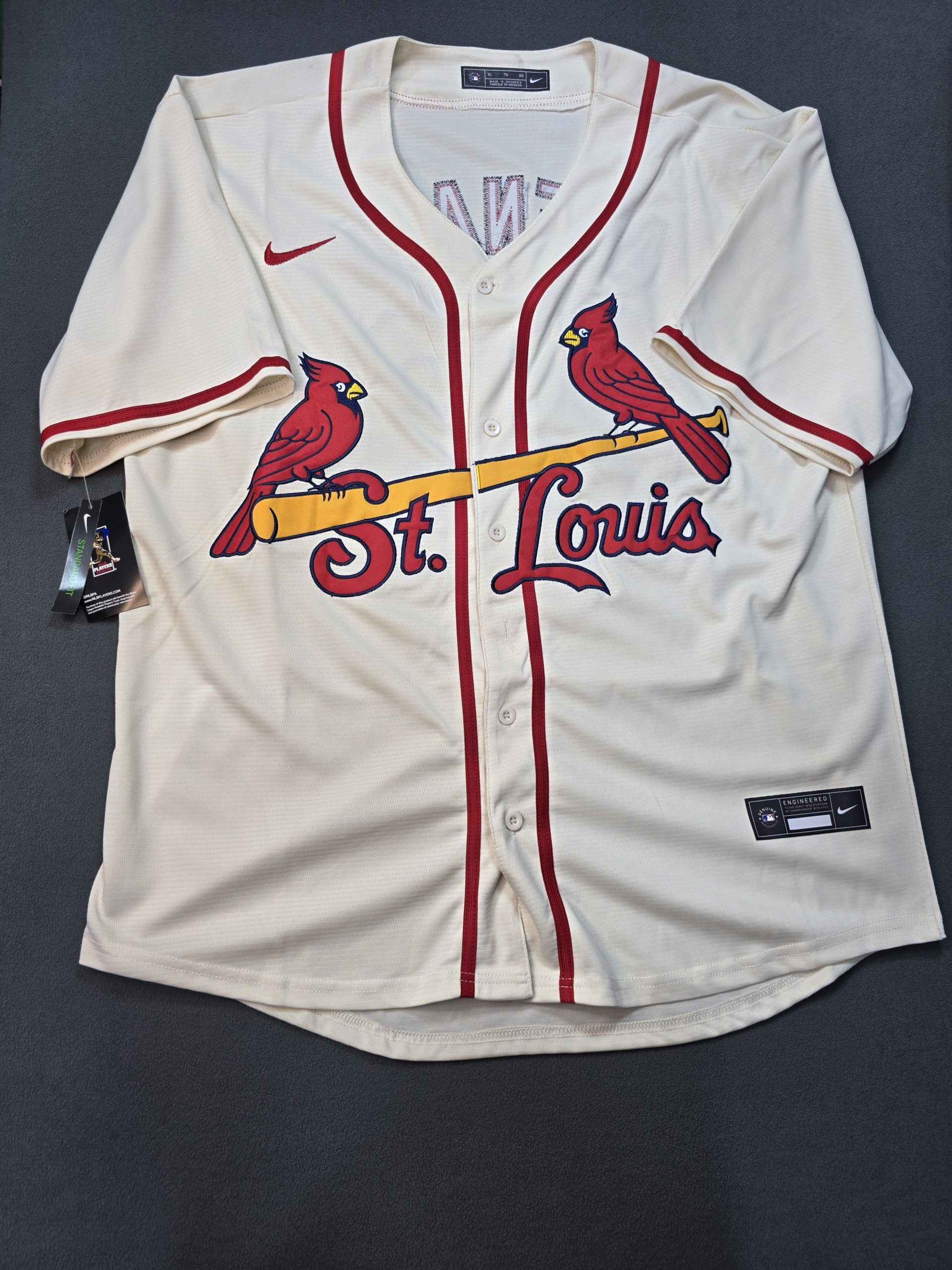 Camiseta St. Louis Cardinals Arenado #28 Nike Blanco - Vista frontal