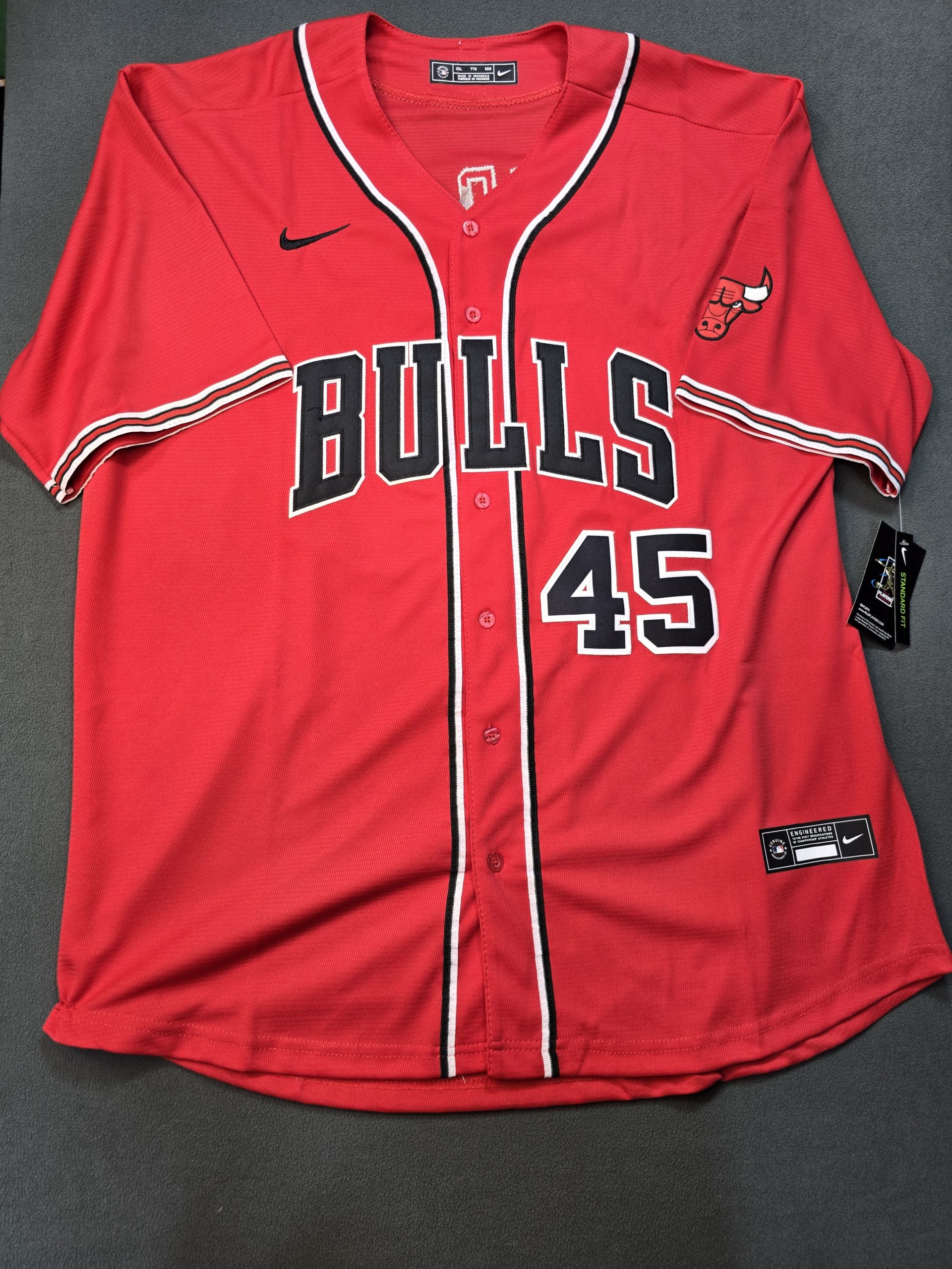 Camiseta Chicago Bulls Jordan #45 Nike Rojo - Vista frontal