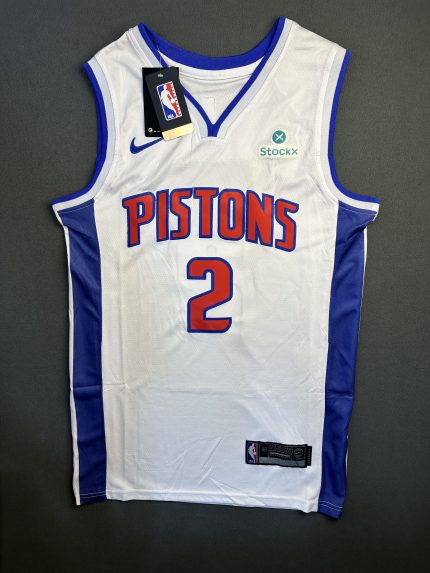 Camiseta Detroit Pistons Cunningham #2 Nike Blanco