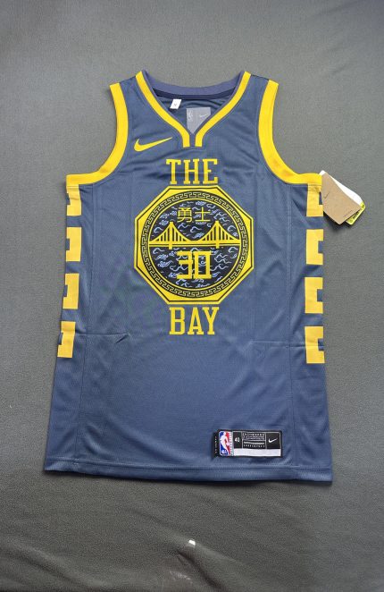 Camiseta Golden State Warriors Stephen Curry #30 Nike Azul