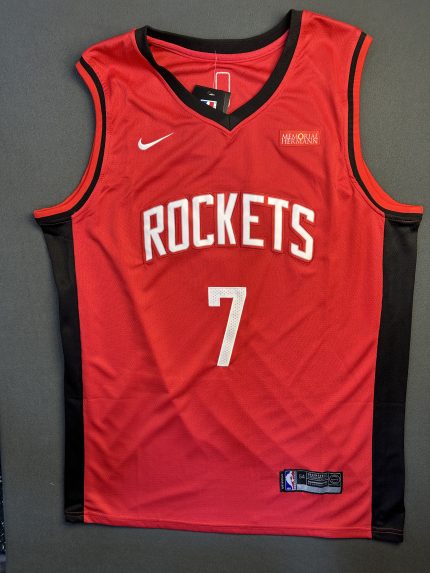 Camiseta Houston Rockets Durant #7 Nike Rojo