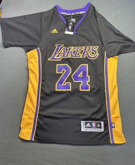 Camiseta Los Angeles Lakers Bryant #24 Adidas Negro