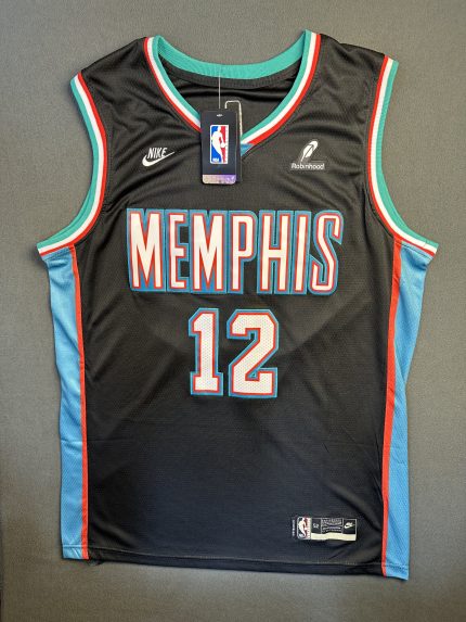 Camiseta Memphis Grizzlies Ja Morant #12 Nike Negro